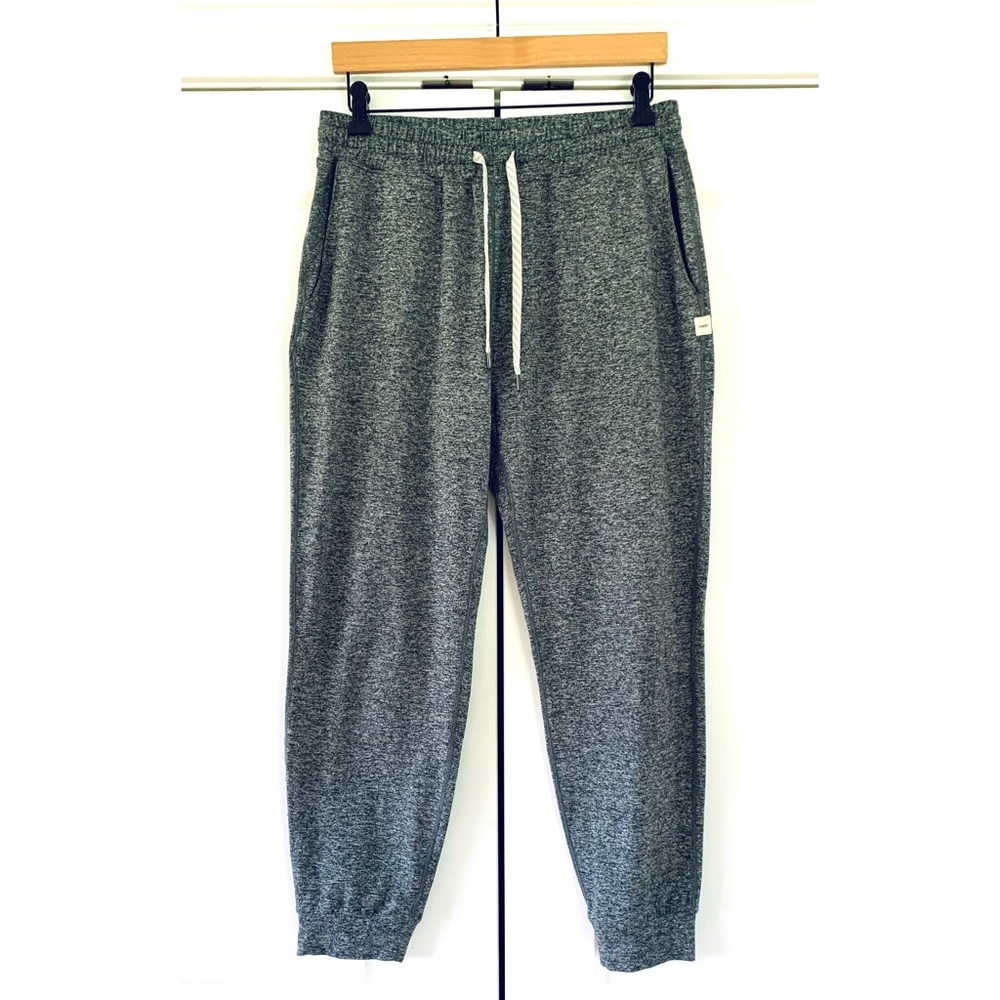Vuori Performance Jogger Pants Womens Gray Ankle Cropped Drawstring Size Large